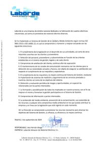 Cetificados de LABORDESL.ES Cetificados de LABORDESL.ES